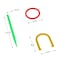 Toy Time 2-in-1 Horseshoe and Ring Toss Outdoor Skill Game Set Use for Picnic, Beach, Cookout, Kids/Beginners 831992TNC - alternate 2